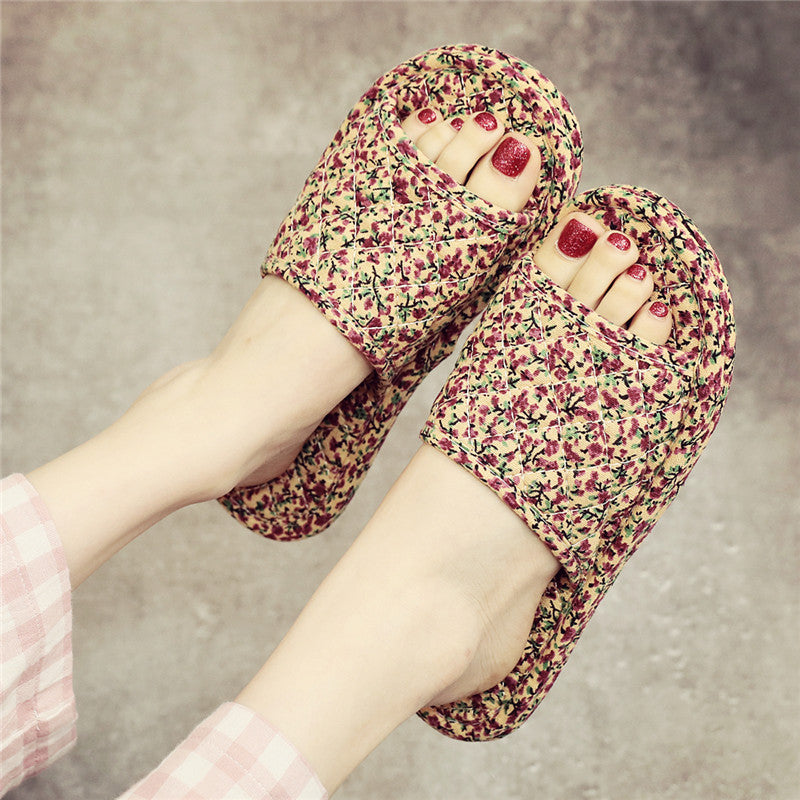 Linen Cloth Slippers