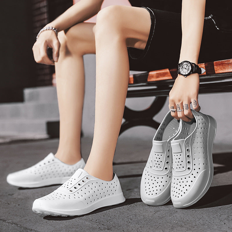 Summer Outdoor Couple Beach Clogs - Waterproof Casual Shoes